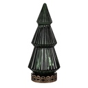 Weihnachtsdeko Standbild Weihnachtsbaum mit LED Grün Ø 7x16 cm