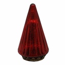 Weihnachtsdeko Weihnachtsbaum mit LED Rot Ø 11x19 cm