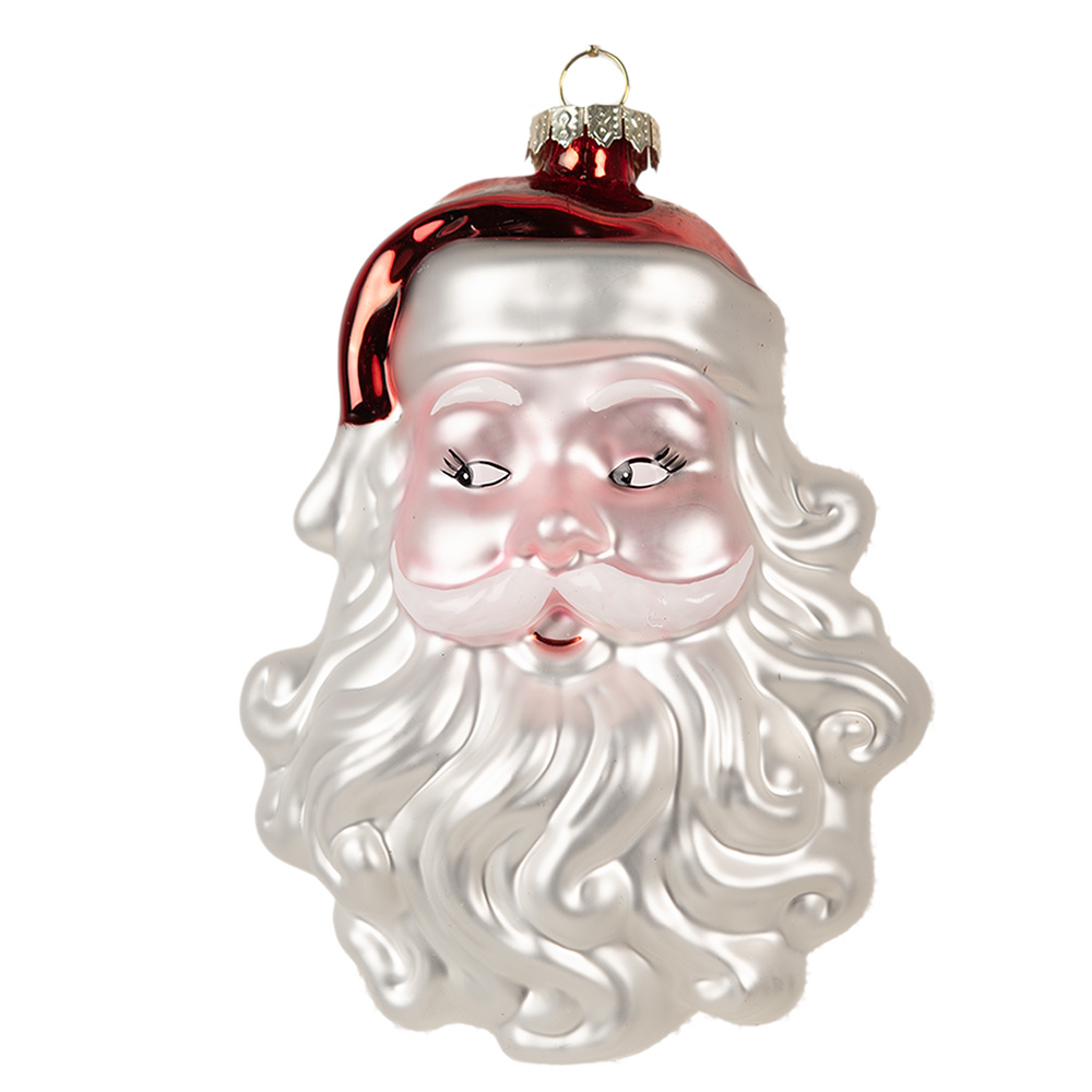 [6GL4622] Kerstbal kerstman 9x7x13 cm