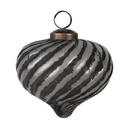 Palla di natale Nero Ø 10x9 cm
