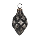 Christmas Bauble Black Ø 6x11 cm