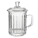 Tazza con Coperchio Trasparente 11x9x15 cm / 250 ml