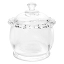 Bonbonniere with lid Transparent Ø 8x10 cm