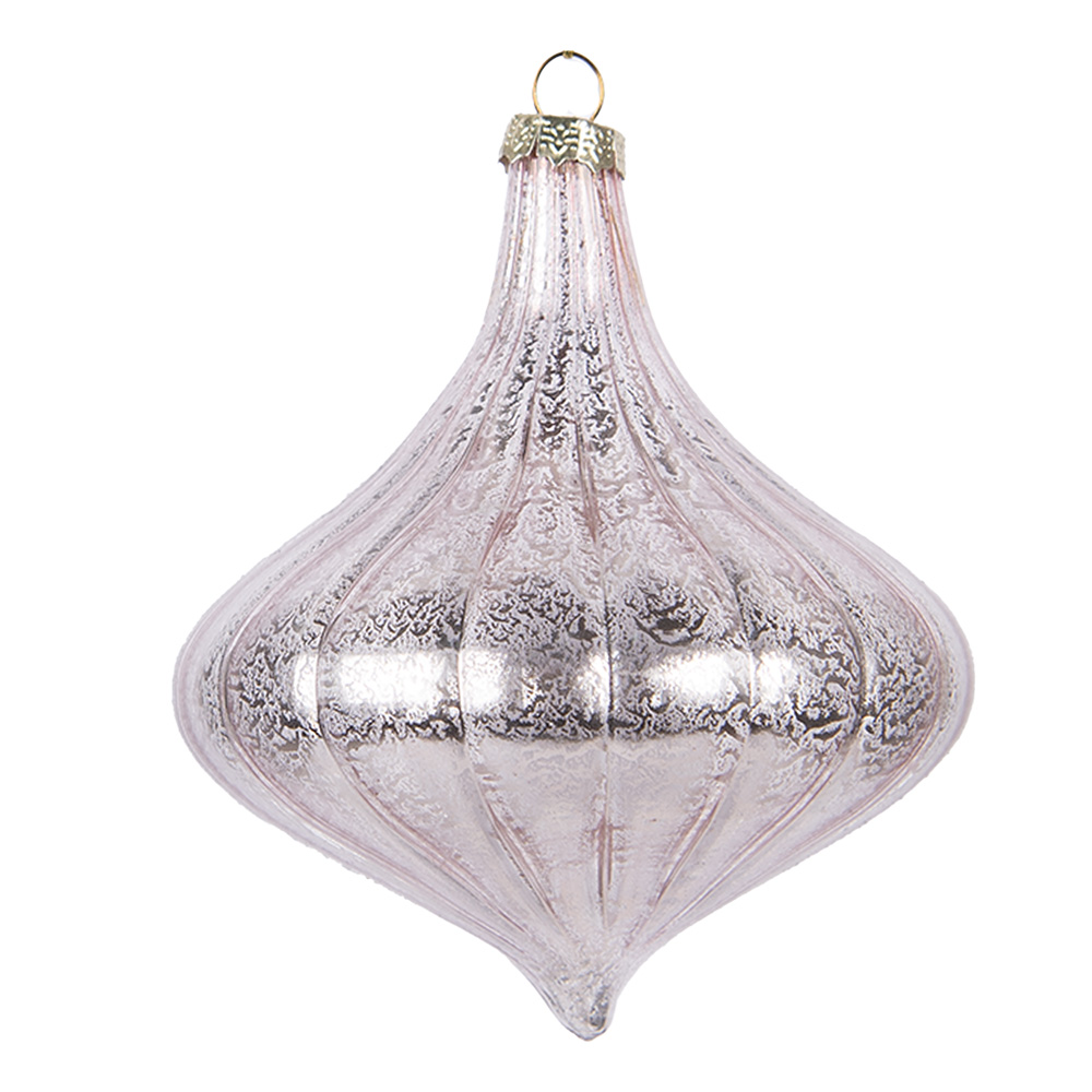 [6GL5145] Palla di natale Rosa Ø 10x10 cm