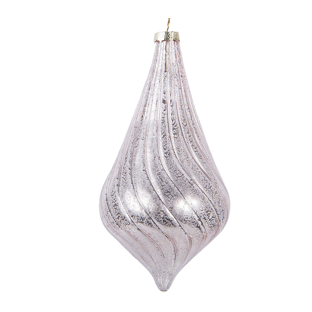 [6GL5147] Palla di natale Rosa Ø 8x17 cm