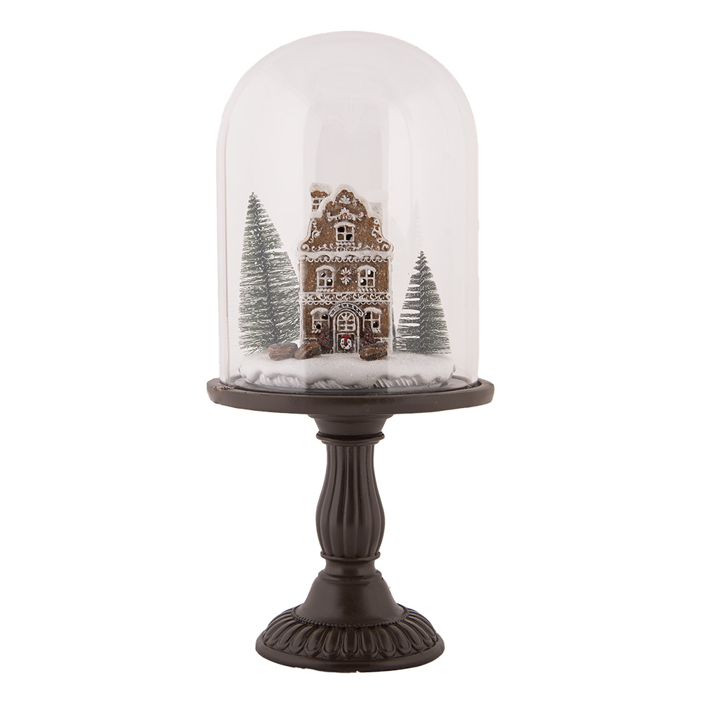 [6GL5190] Stolp met decoratie LED Ø 17x36 cm / 2xAAA