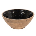Serving Bowl/Platter Brown Ø 25x10 cm