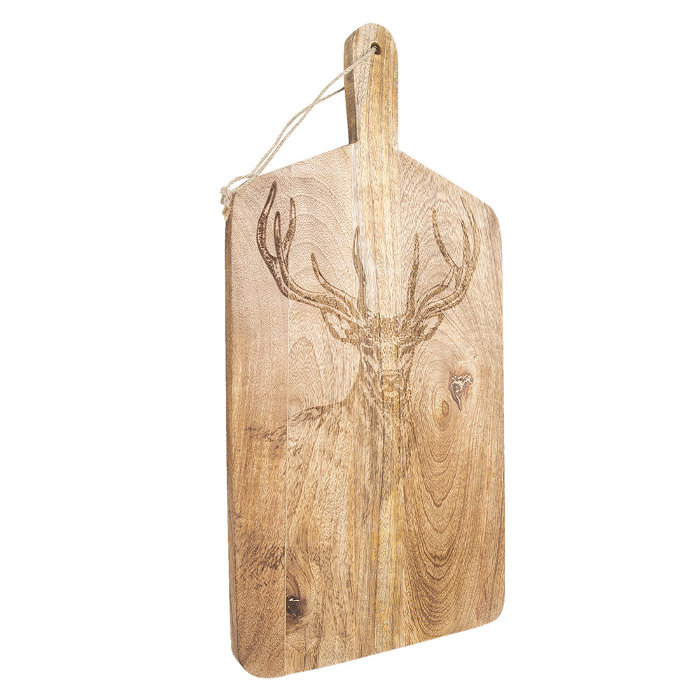 [6H2259] Decoratie snijplank 25x50x2 cm