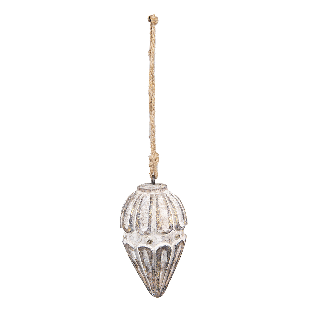 [6H2281] Decoratie ornament Ø 6x11 cm