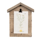 Bilderrahmen mit Klammer Braun 17x3x21 cm