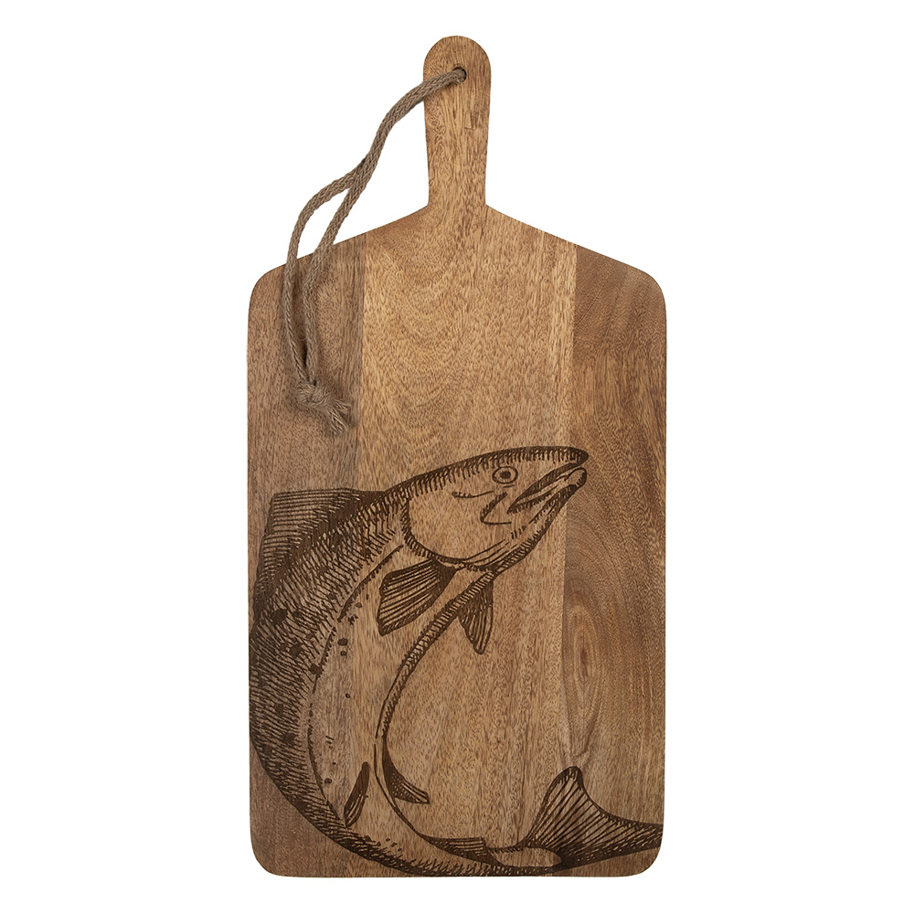 [6H2391] Decoratie snijplank 25x50x2 cm