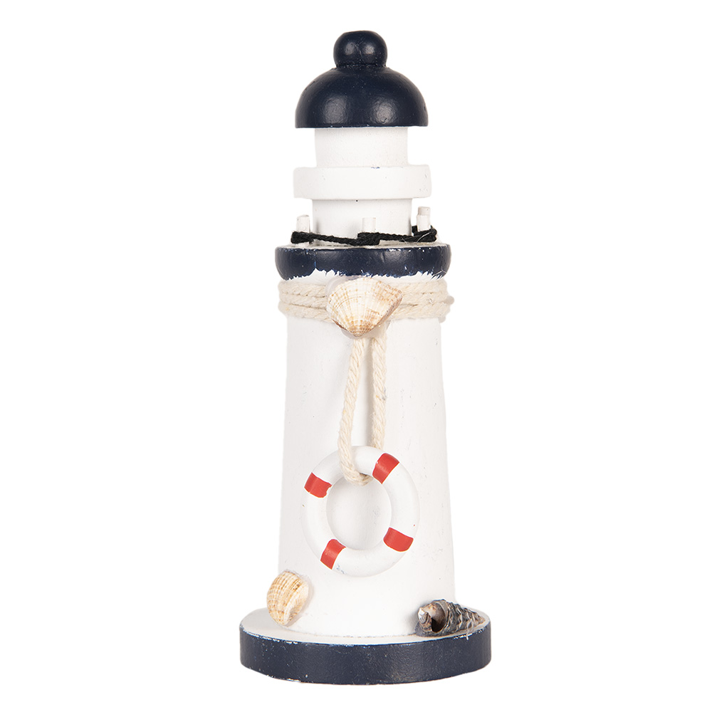 Decoratie vuurtoren Ø 6x15 cm