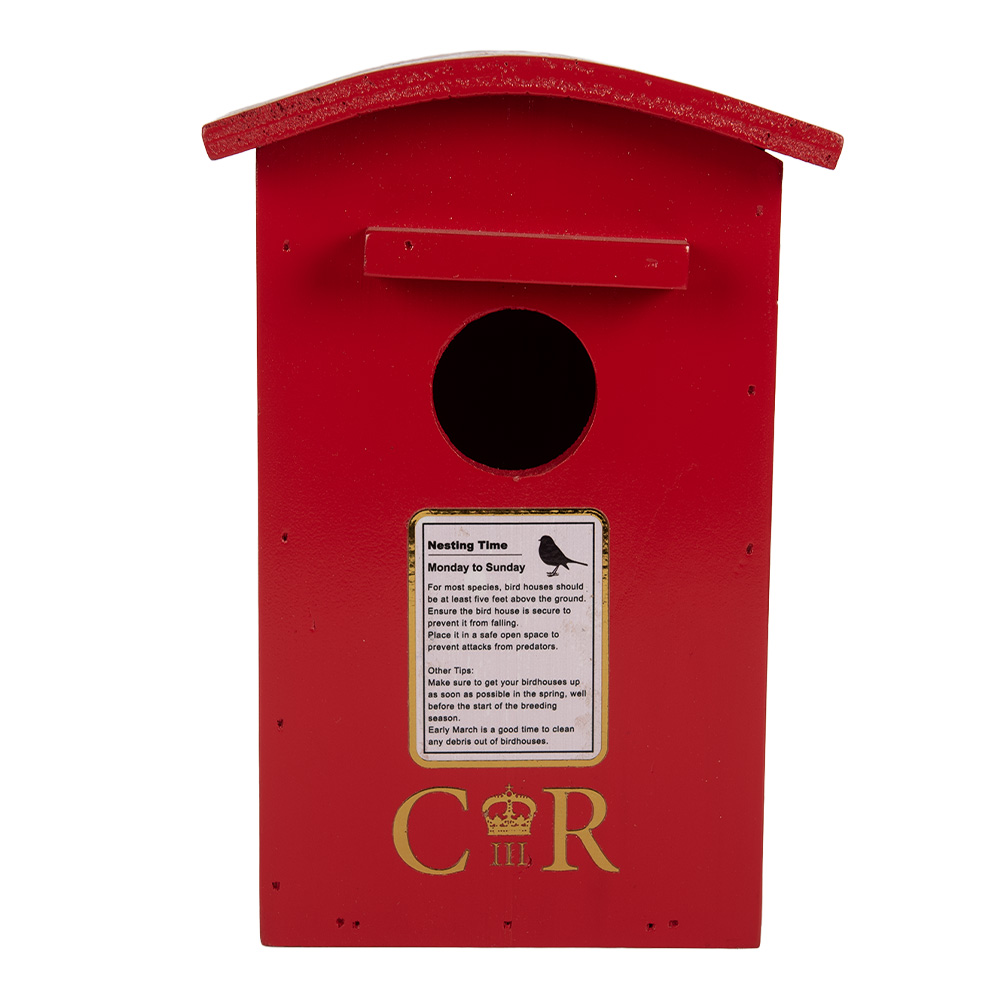 [6H2457] Vogelhuis 14x12x21 cm