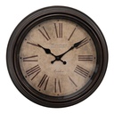 Wall Clock Brown Ø 29x5 cm / 1xAA