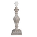 Lampensockel Tischlampe Braun Ø 14x43 cm E27/max 1x40W