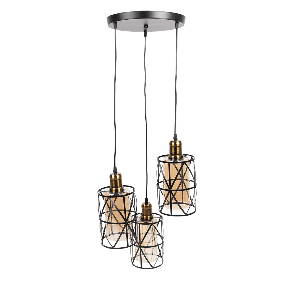 [6LMP756] Hanglamp Ø 35x110 cm / E27/max 3x40W