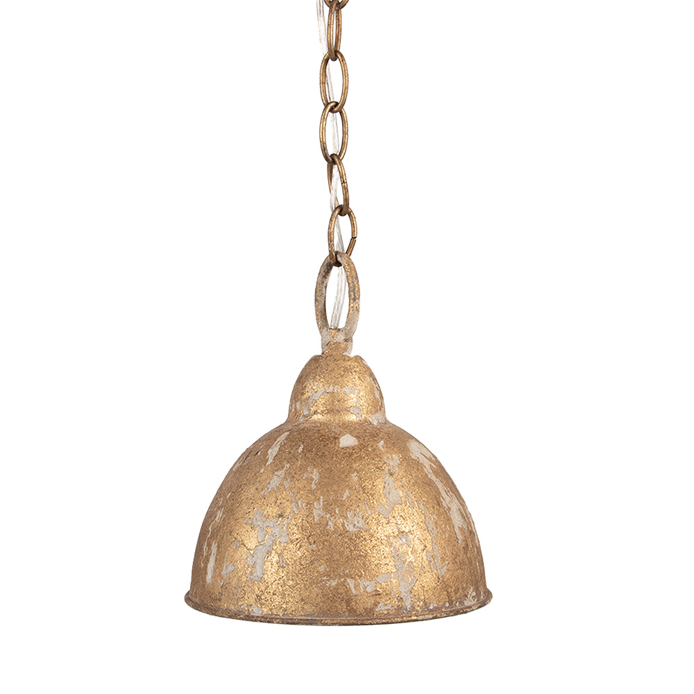 [6LMP801] Lampe suspendue Couleur or Ø 20x22 cm E14/max 1x25W
