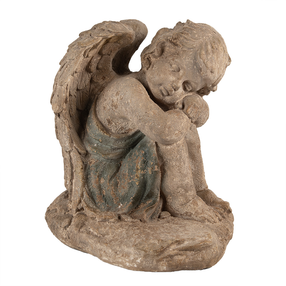 [6MG0103] Decoratie engel 38x29x36 cm