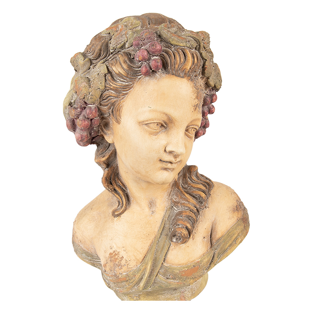 [6MG0134] Decoratie buste vrouw 24x18x28 cm