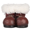 Blumentopf für Innen Stiefel Weihnachtsmann Rot Weiß 26x26x20 cm