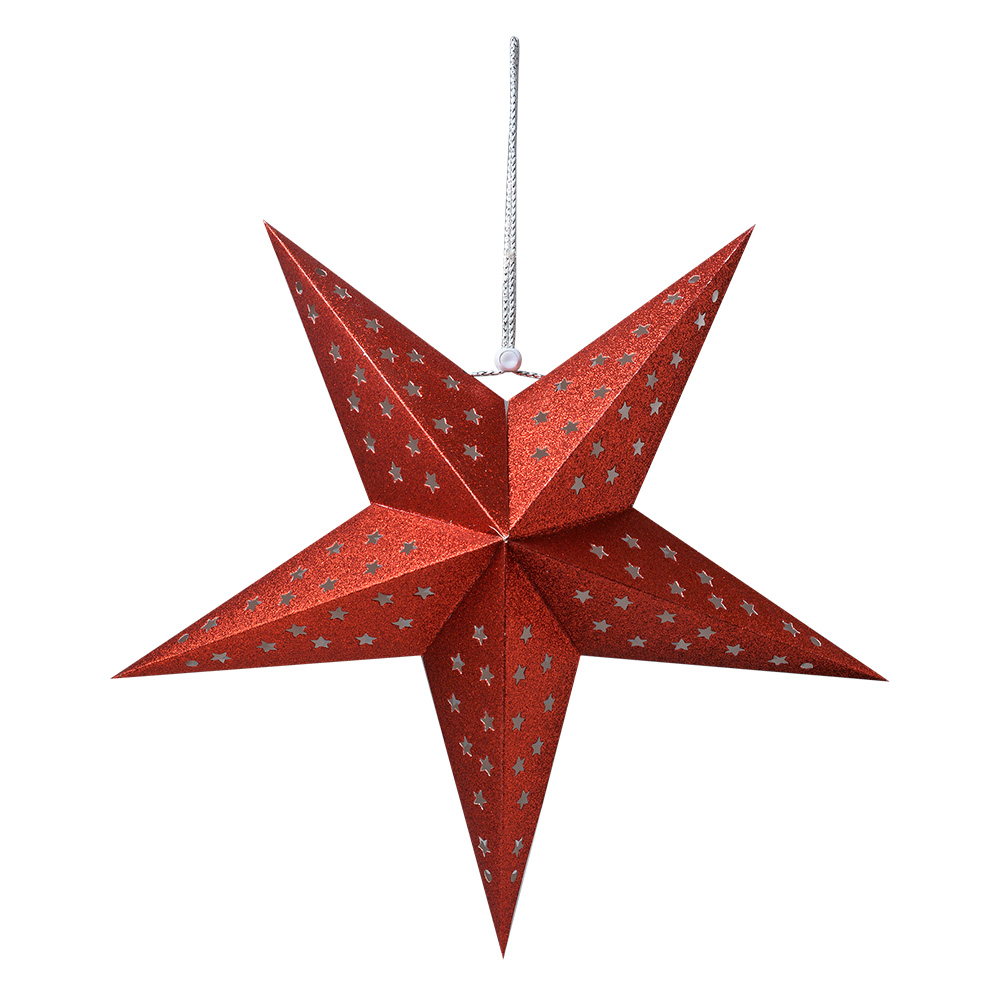 [6PA0512SR] Decoratie ster 30x10x30 cm
