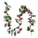 Artificial Flower Green Red 180 cm