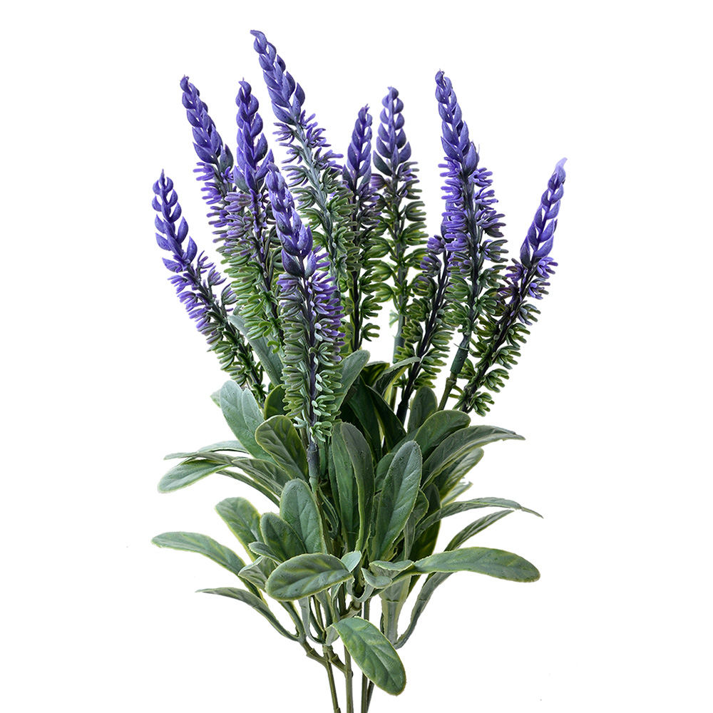 [6PL0292] Kunstbloem lavendel 8x8x36 cm
