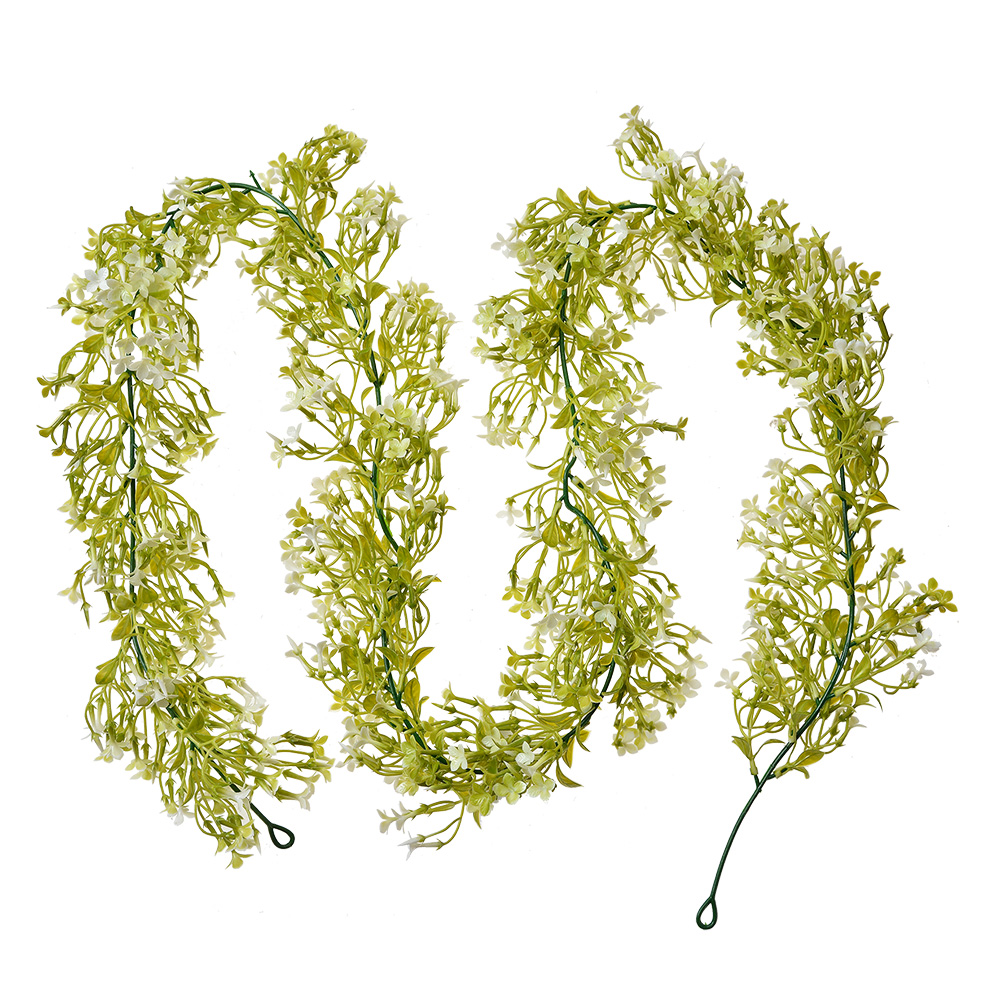 Kunstbloem guirlande 10x6x180 cm