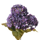 Fiori Finti Ortensia Viola Verde 18x16x44 cm