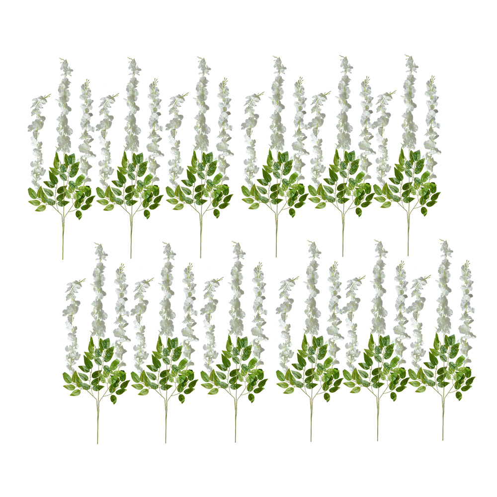 Decoratie tak met bloemen (12) 30x12x110 cm