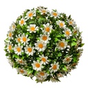 Decorative ball artificial flower Daisy White Green Ø 22 cm