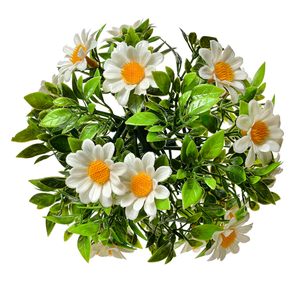 Decoratie bol kunstbloem margriet Ø 12 cm
