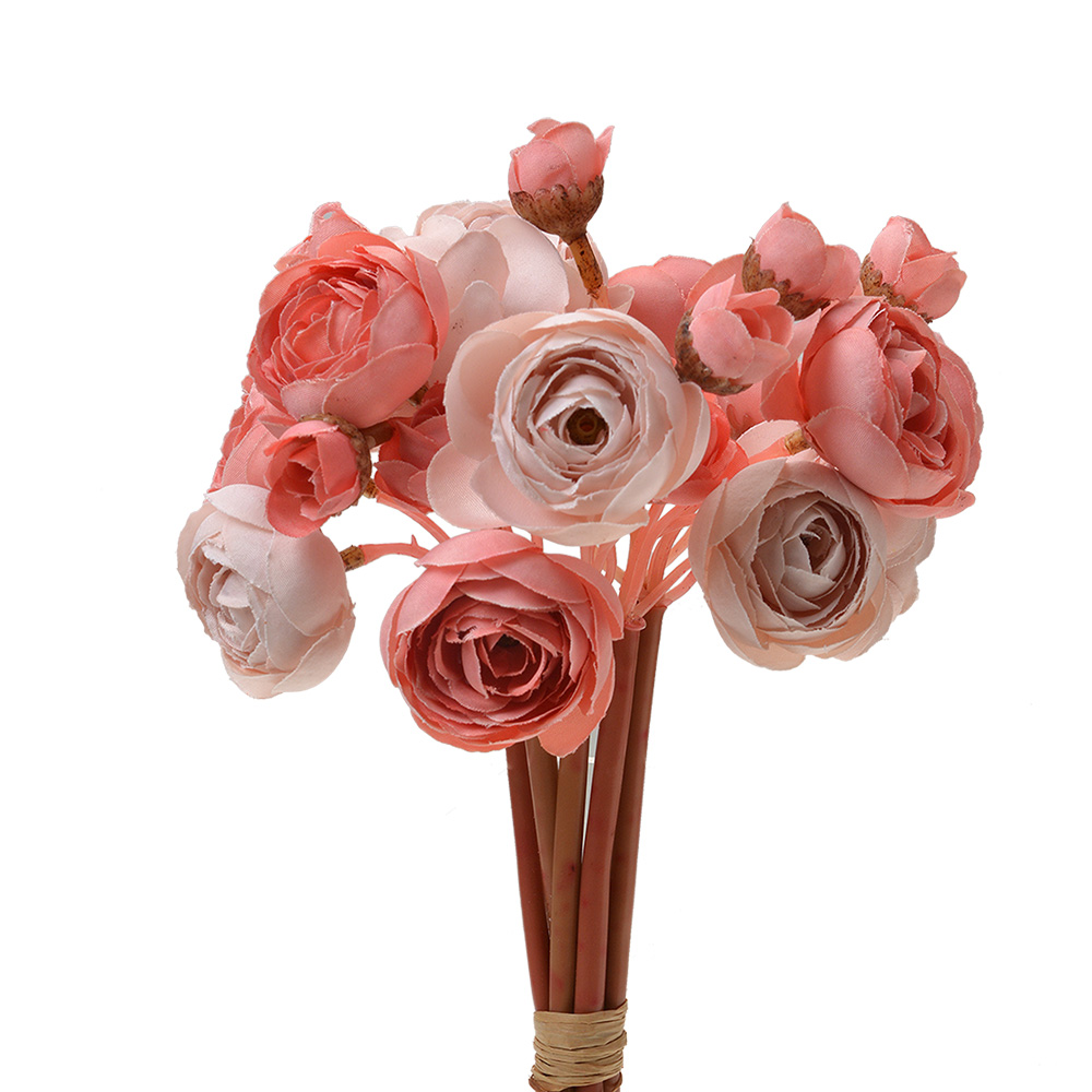 [6PL0327] Kunstbloem bos rozen Ø 10x27 cm