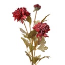 Decorative Artificial Branch with flowers Red 9x9x68 cm