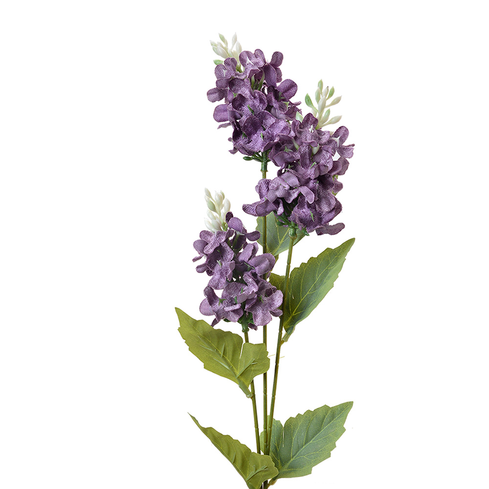 [6PL0338PA] Decoratie tak met bloemen 12x5x71 cm