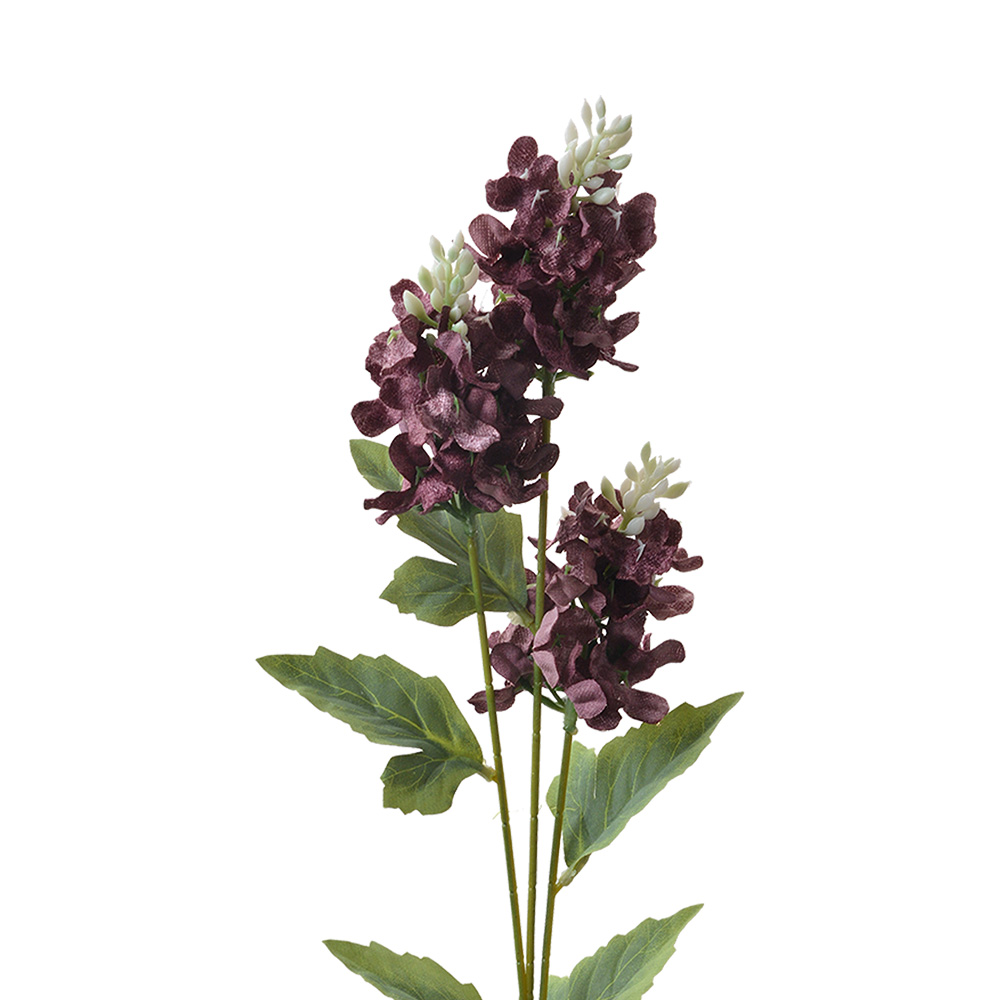 [6PL0338R] Decoratie tak met bloemen 12x5x71 cm