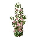 Branche de décoration avec fleurs Rose Vert 25x15x87 cm