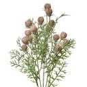 Decorative Artificial Branch with flowers Pink Green 16x16x47 cm