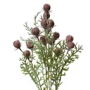 Decorative Artificial Branch with flowers Purple Green 16x16x47 cm