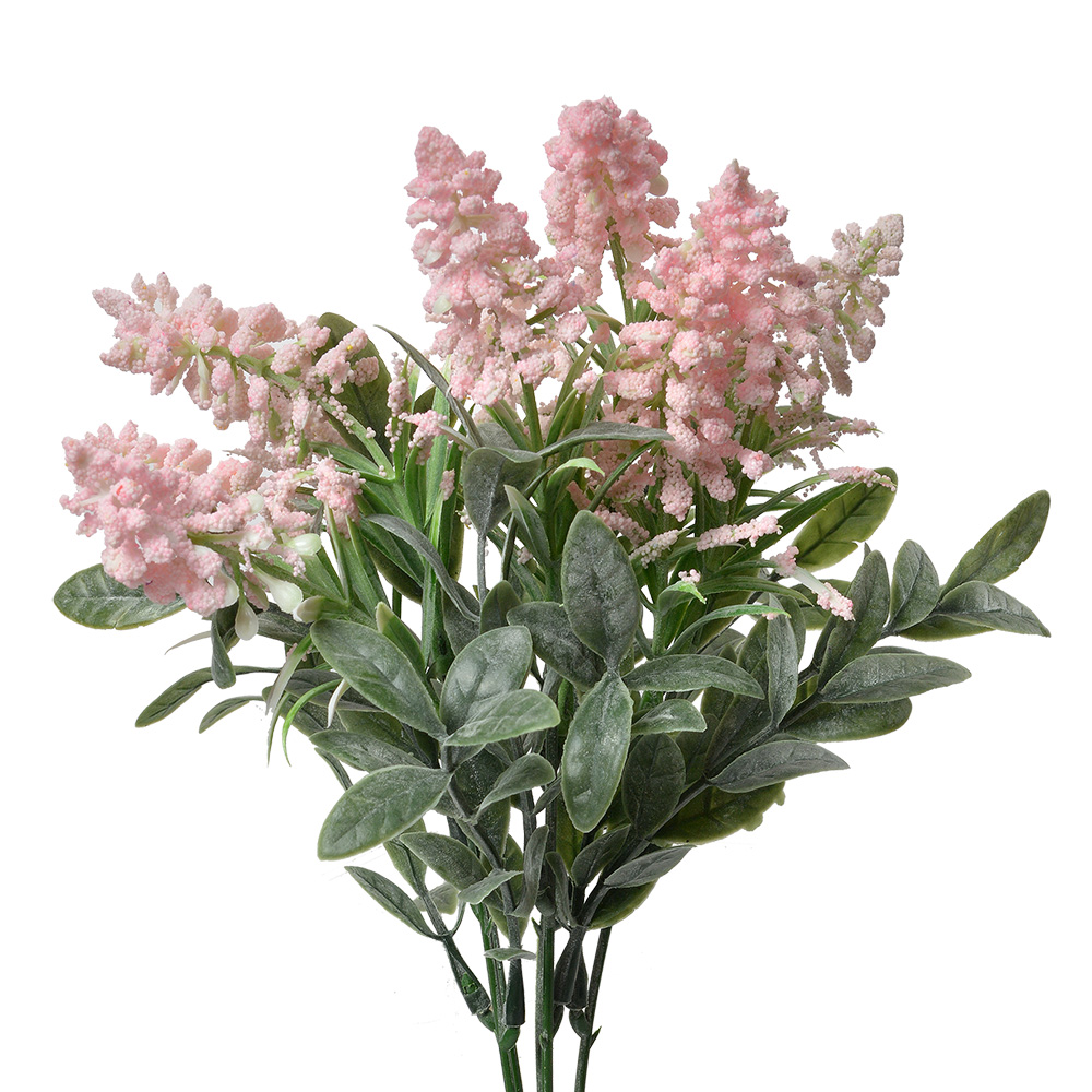 Decoratie tak met bloemen 15x15x32 cm