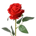 Fleur artificielle Roses Rouge Vert 8x8x50 cm