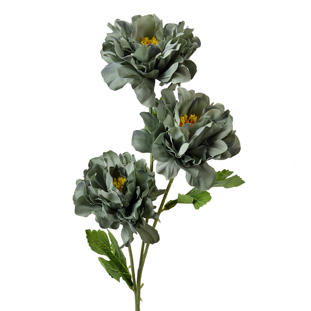 Decoratie tak met bloemen 8x8x64 cm