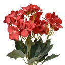 Branche de décoration avec fleurs Rouge Vert 16x12x30 cm