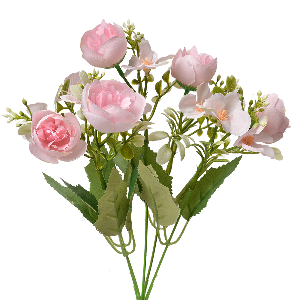 Decoratie tak met bloemen 20x10x34 cm