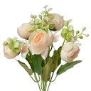 Decorative Artificial Branch with flowers Orange Green 15x13x33 cm