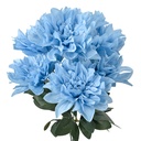 Fiori Finti Blu Verde 20x20x49 cm