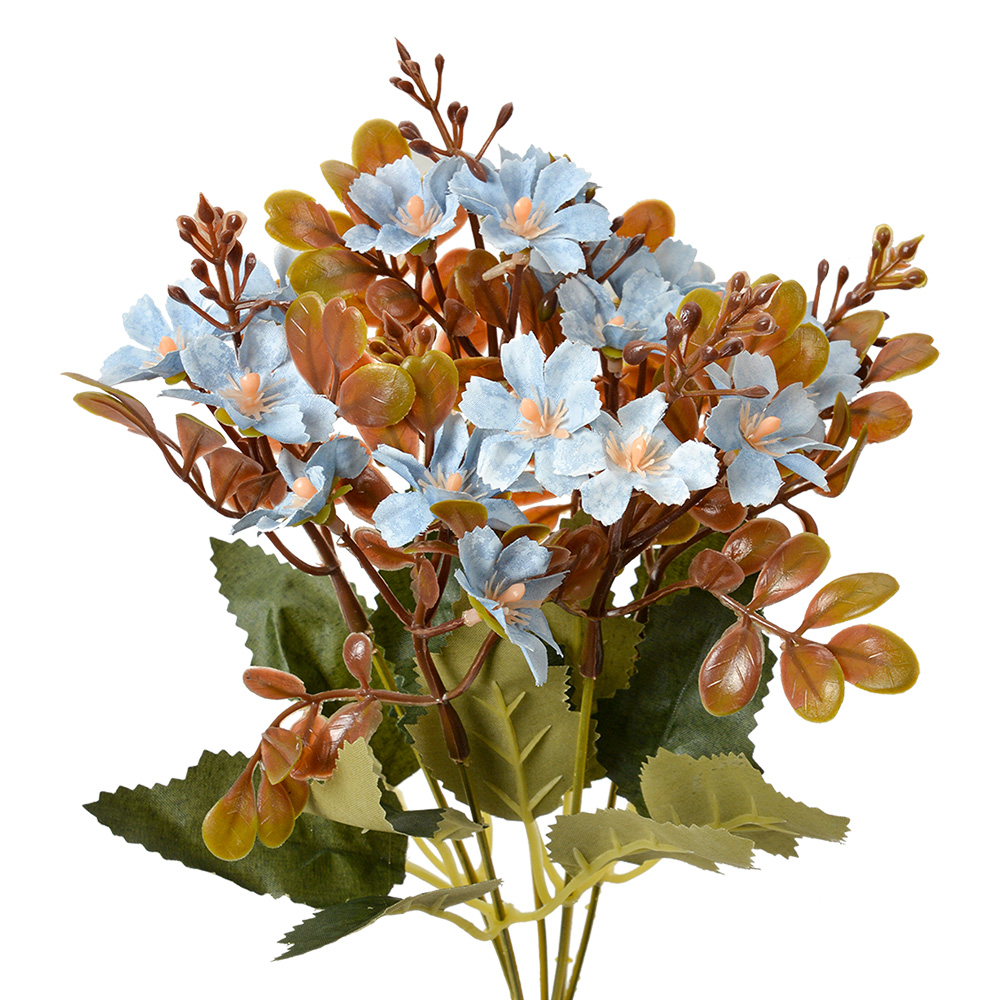 [6PL0380BL] Kunstbloem 10x10x33 cm
