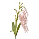 Rami Artificiali Decorativi con fiori Rosa Verde 14x10x82 cm
