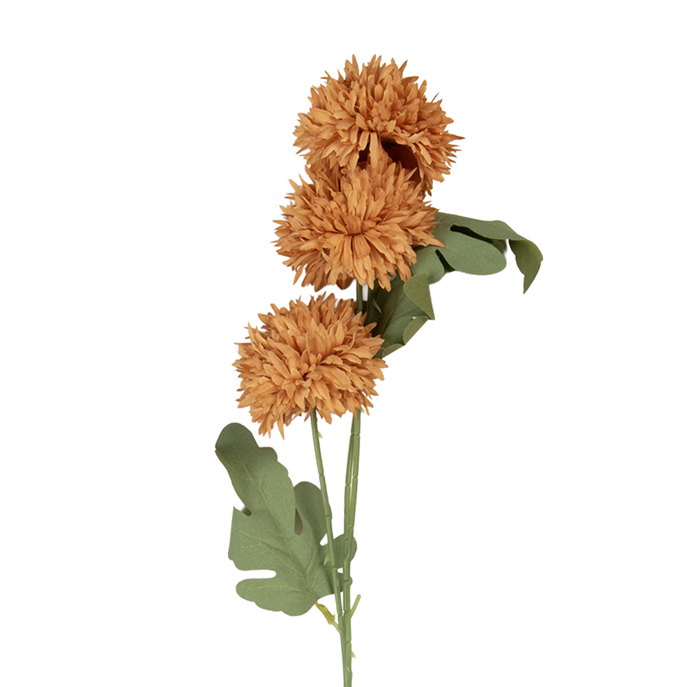 [6PL0397O] Decoratie tak met bloemen 10x8x64 cm