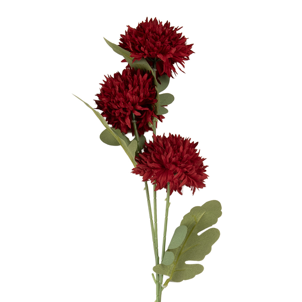 [6PL0397R] Decoratie tak met bloemen 10x8x64 cm